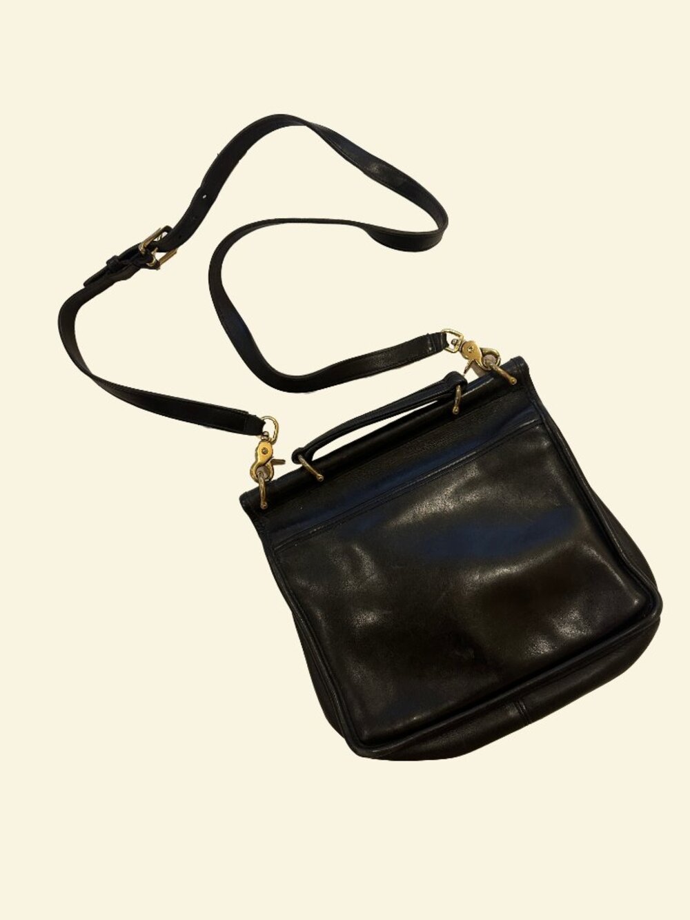 Vintage Coach Willis Crossbody Bag (Black) - Picture 4 of 4